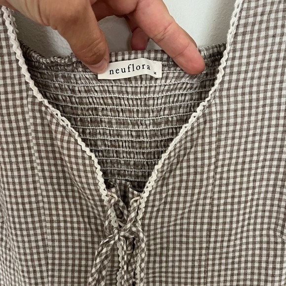 Neuflora gingham dress - Picture 2 of 3